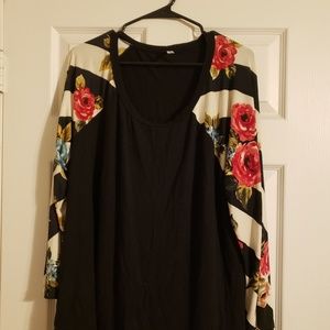 3/4 sleeve shirt - size 3x